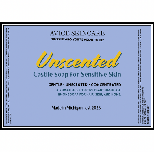 Castile Soap For Sensitive Skin (PREORDER)